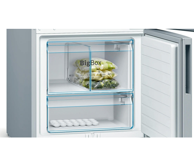 Lodówka Bosch KGV58VLEAS PerfectFit 191cm Srebrna VitaFresh 503L - 1229082 - zdjęcie 3